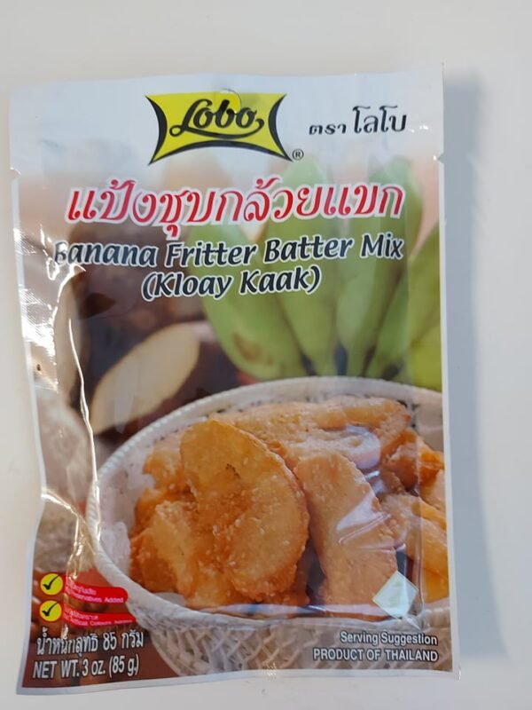 Banana Fritter Batter Mix - LOBO 85g.