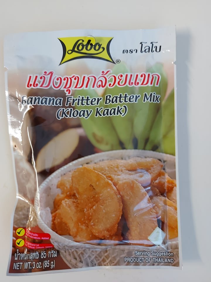 Banana Fritter Batter Mix - LOBO 85g.
