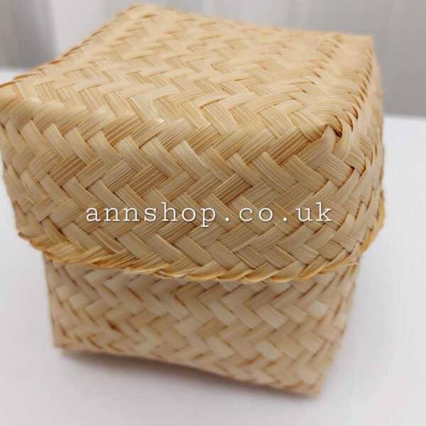 กระติบข้าวเหนียวทรงเหลี่ยม3.5"