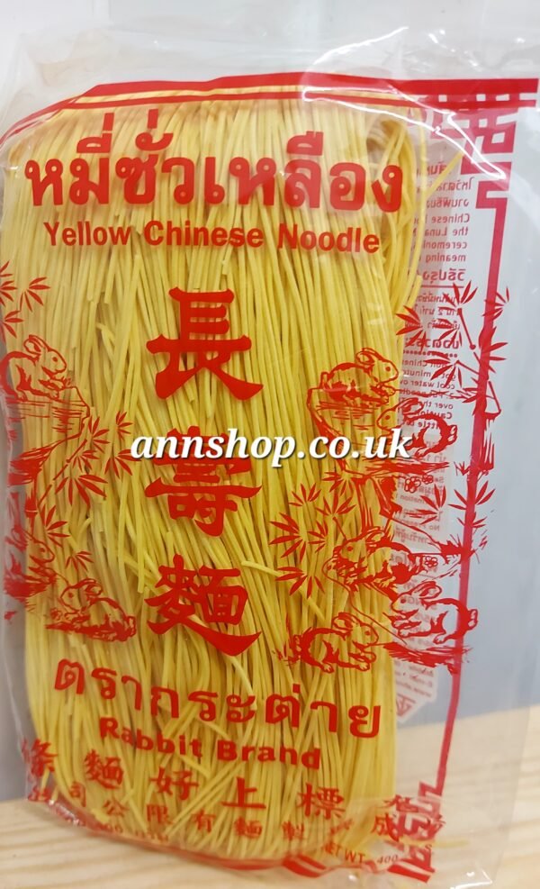 Yellow Chinese Noodle  - Rabbit Brand 400g.