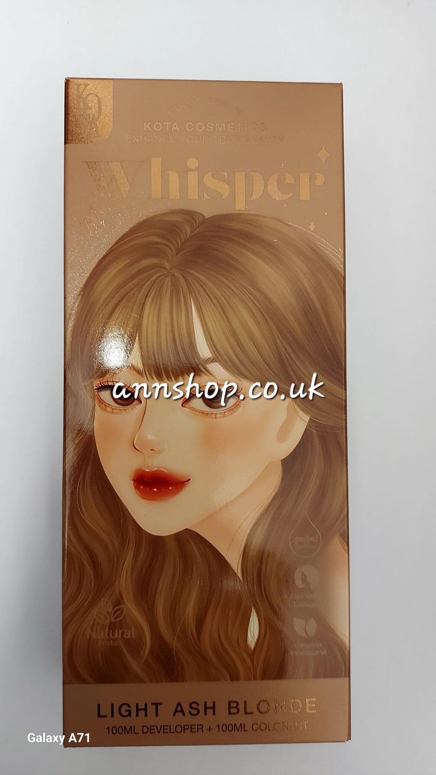 สีน้ำตาลเทาสว่าง WHISPER LIGHT ASH BLONDE -KOTA