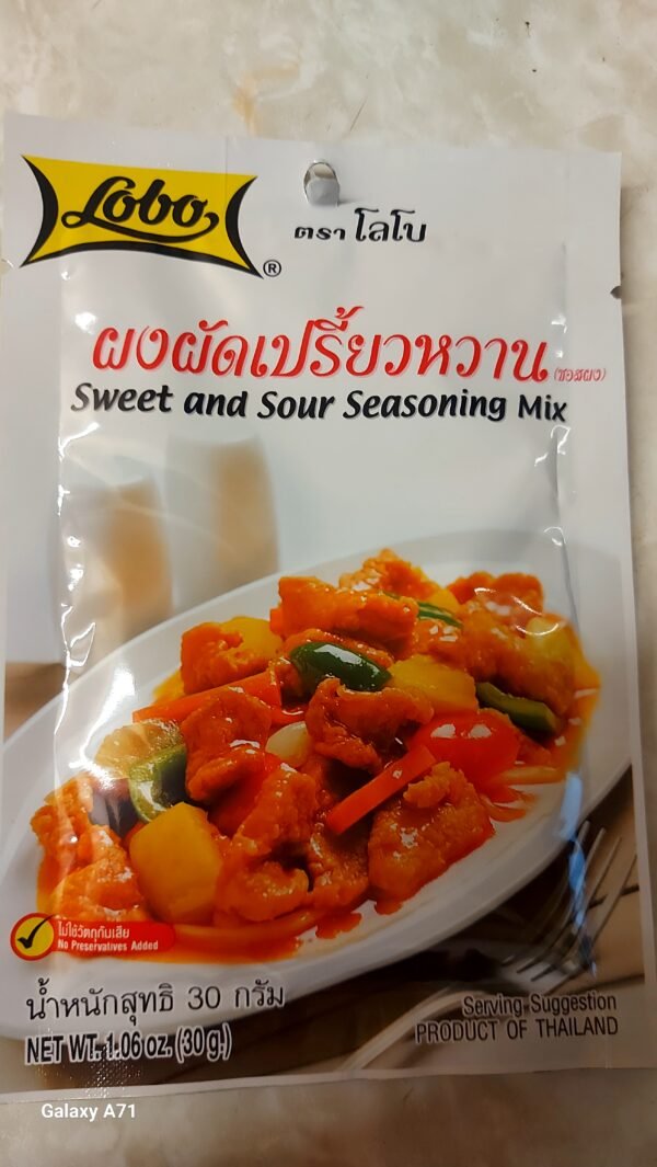 Lobo Sweet  and sour seasoning mix 30g.BBF200227