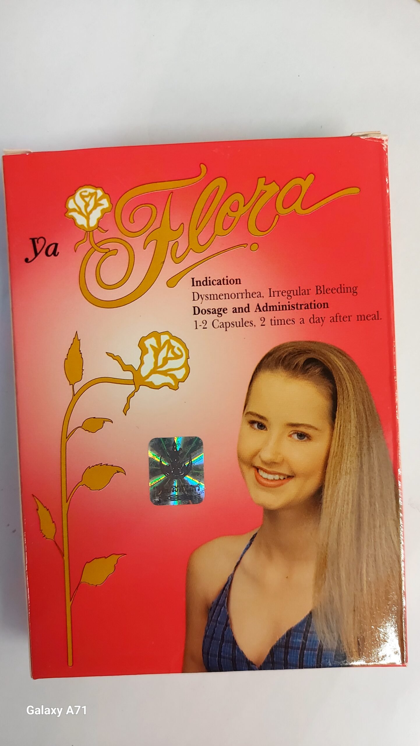 Yaa satree flora 30 capsules  exp 150629