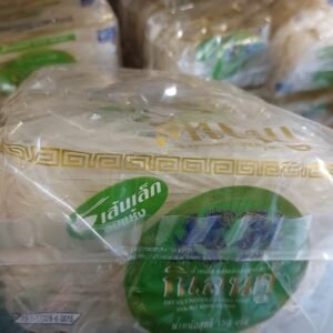 Dry rice noodle small strips double kirin Brand 150g.